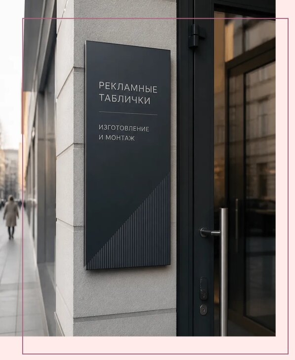 Рекламные таблички в Чите по цене от 4658 р. | Аванза-Чта