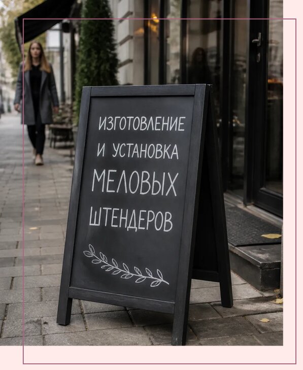 Меловые штендеры в Чите по цене от 6728 р. | Аванза-Чта